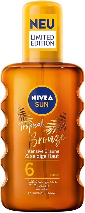 NIVEA SUN Tropical Bronze Spray SPF 6 Køb online .